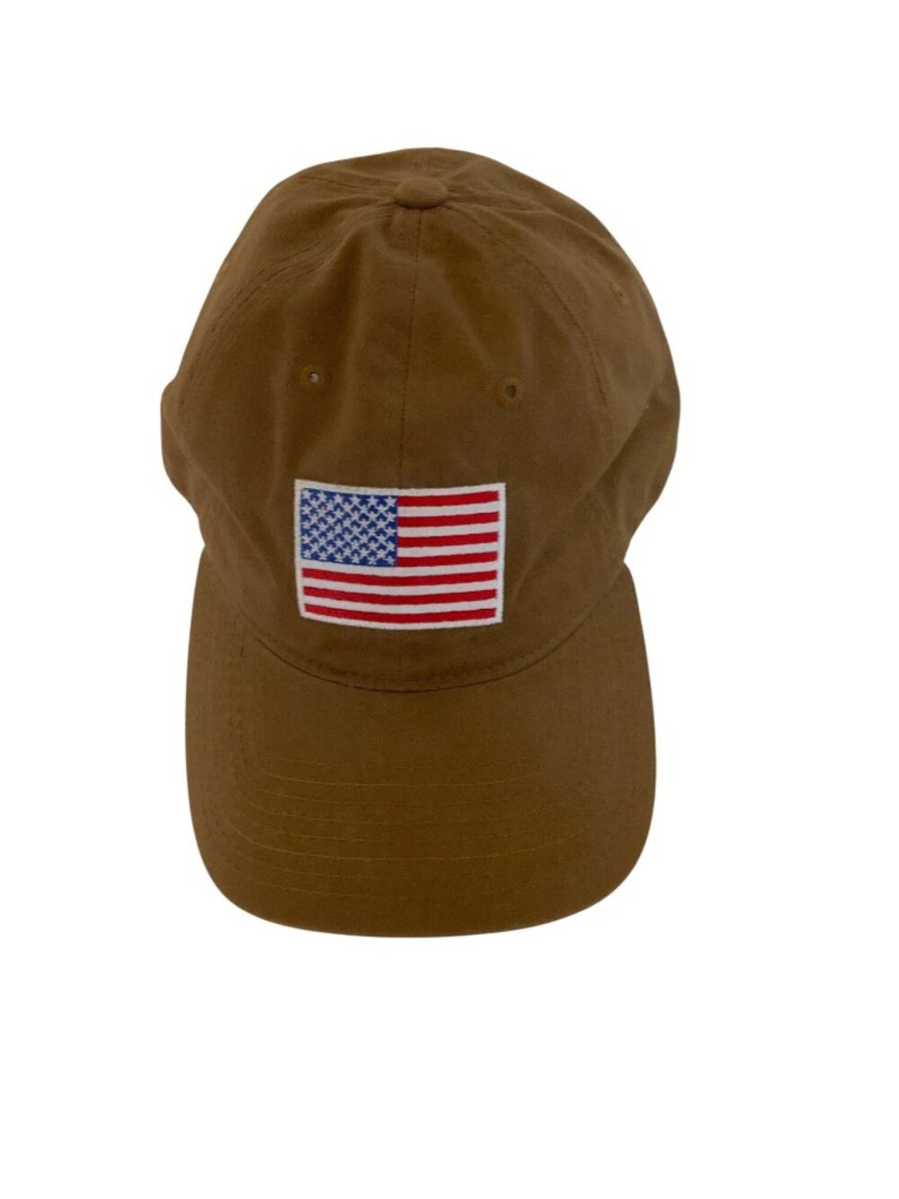 American Flag Brown Baseball Cap Rapid Dominance